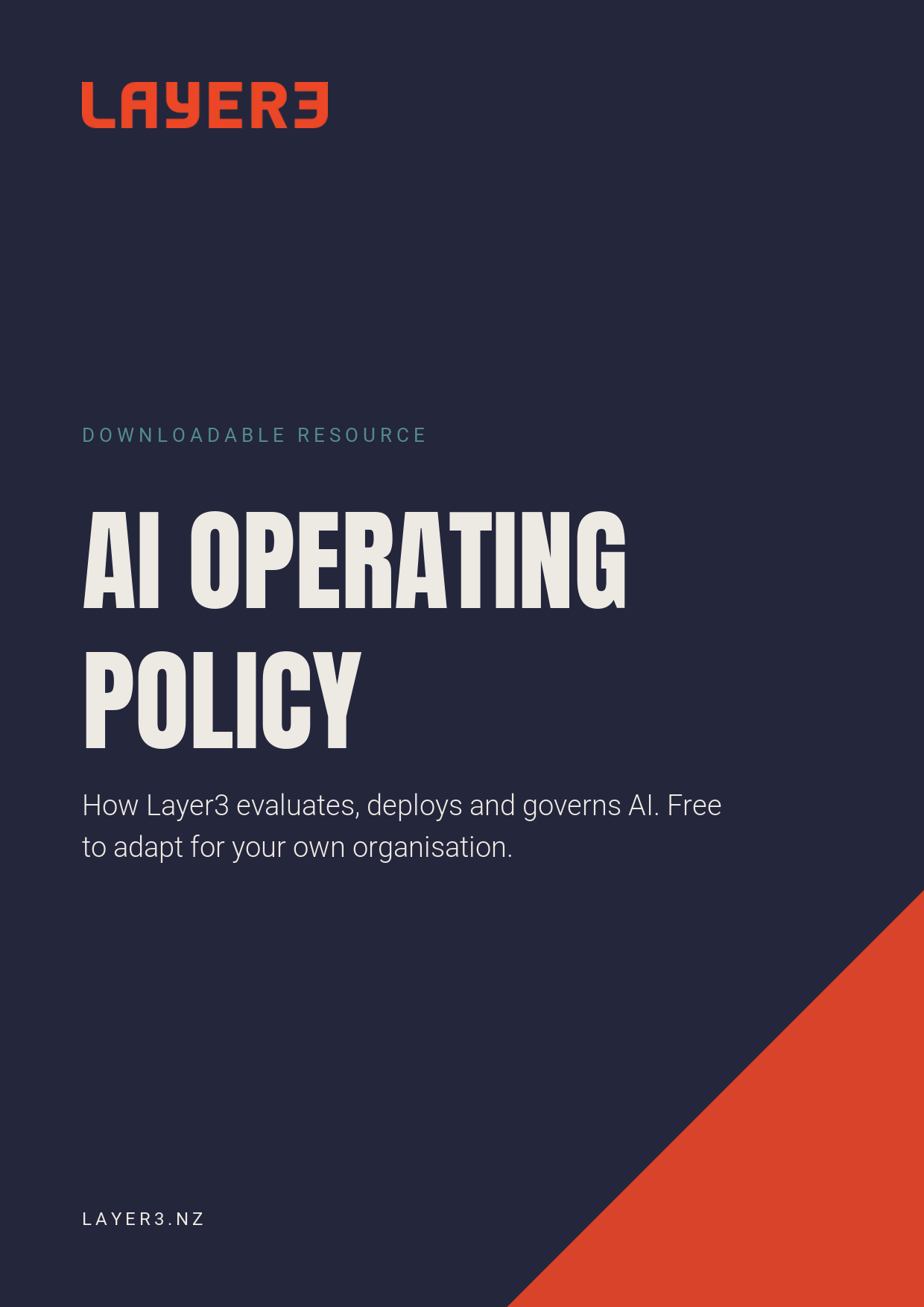 AI Operating Policy